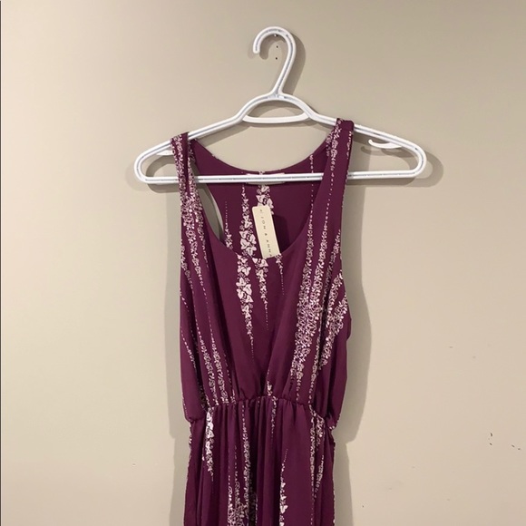 🆕 Jon & Anna Purple and White Maxi Dress - Women’s Size Small - Picture 2 of 8